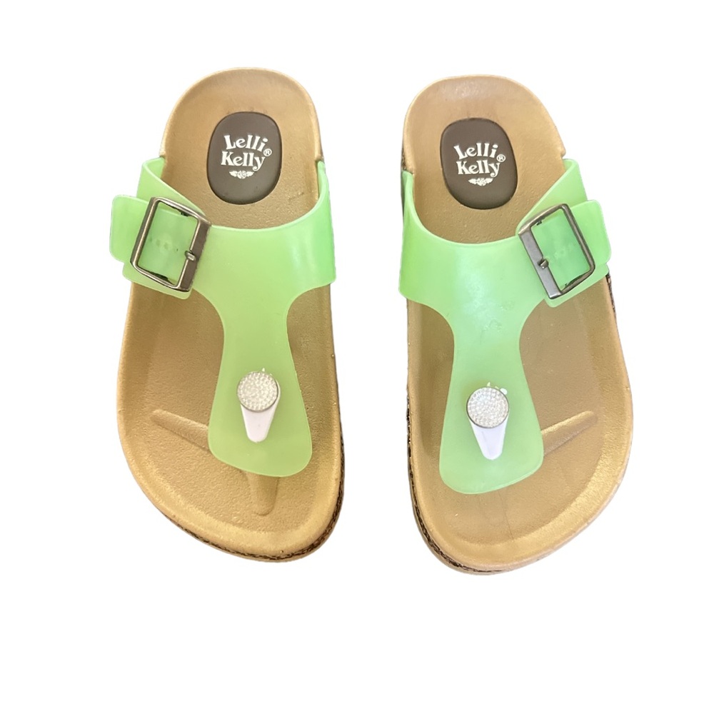 Lelli Kelly Transparent Acqua Toe Post Jelly Sandals